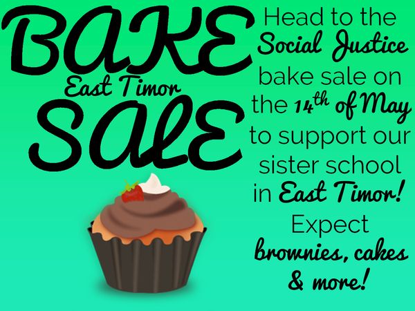 East Timor Bake Sale Green Poster